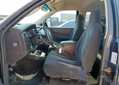 2004 Dodge Dakota Sxt from USA, damaged, VIN 1D7GL12K44S639220